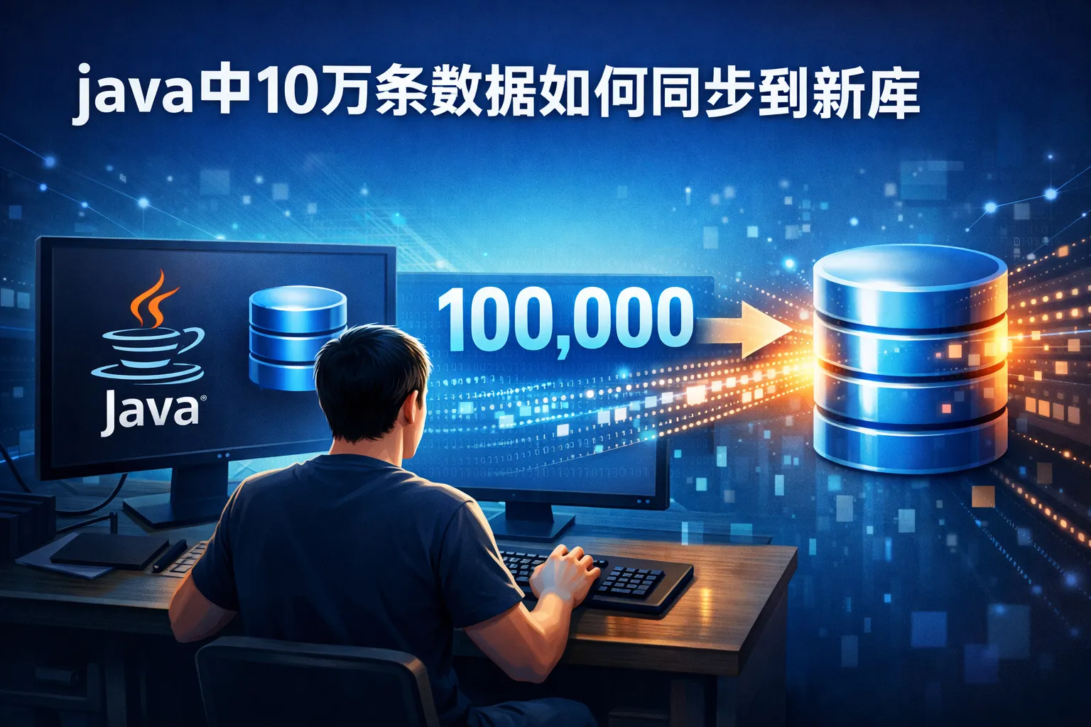 java中10万条数据如何同步到新库