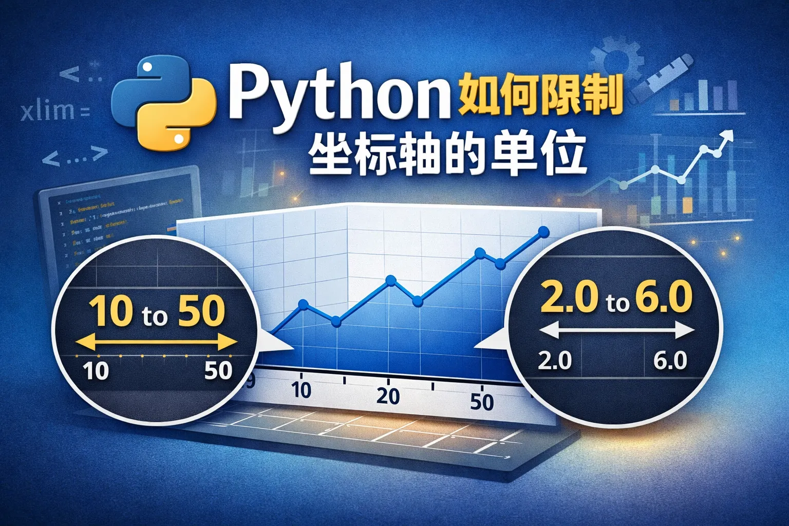 Python如何限制坐标轴的单位