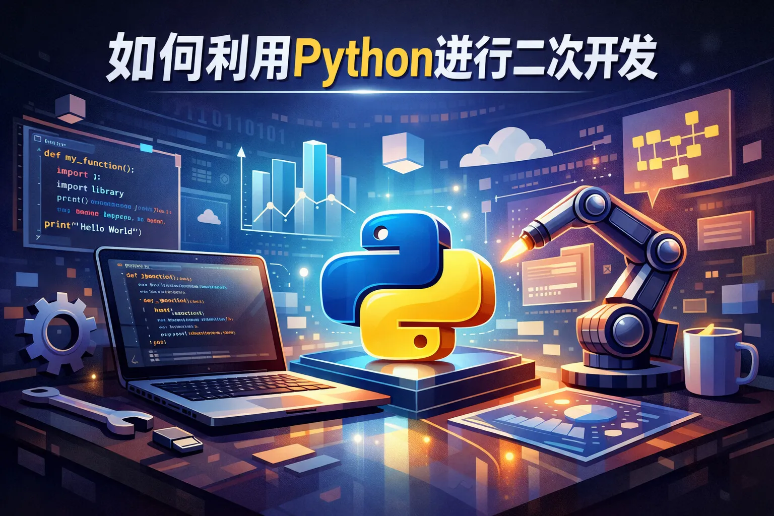 如何利用python进行二次开发