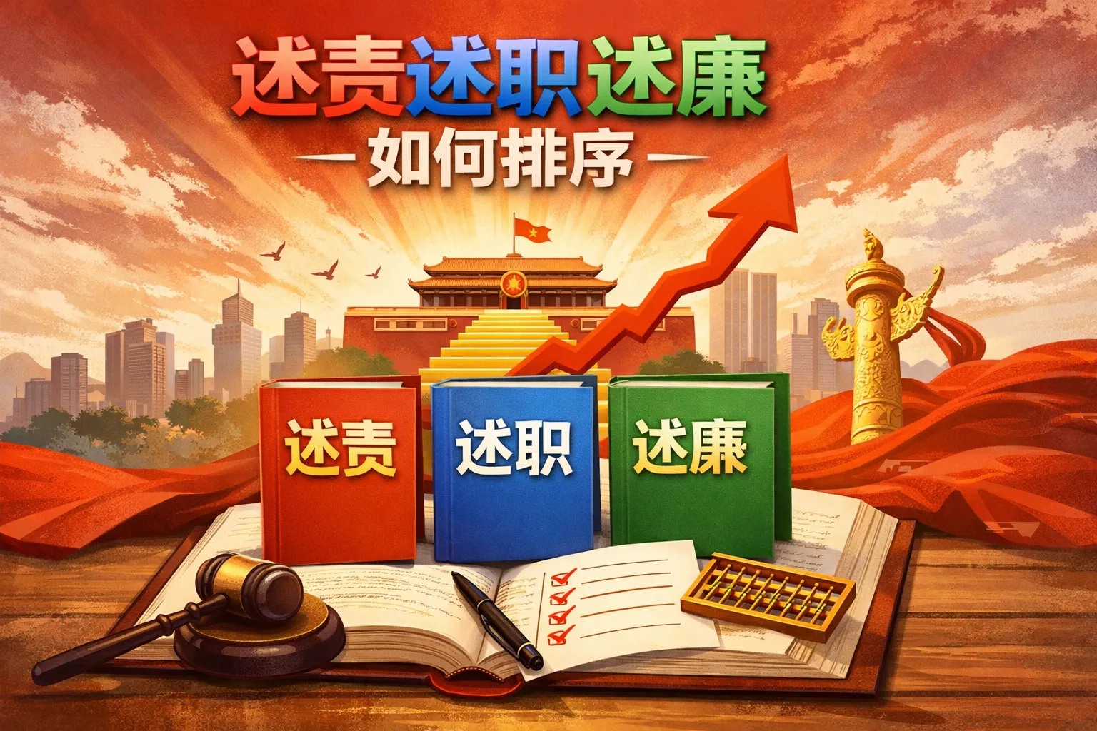 述责述职述廉如何排序