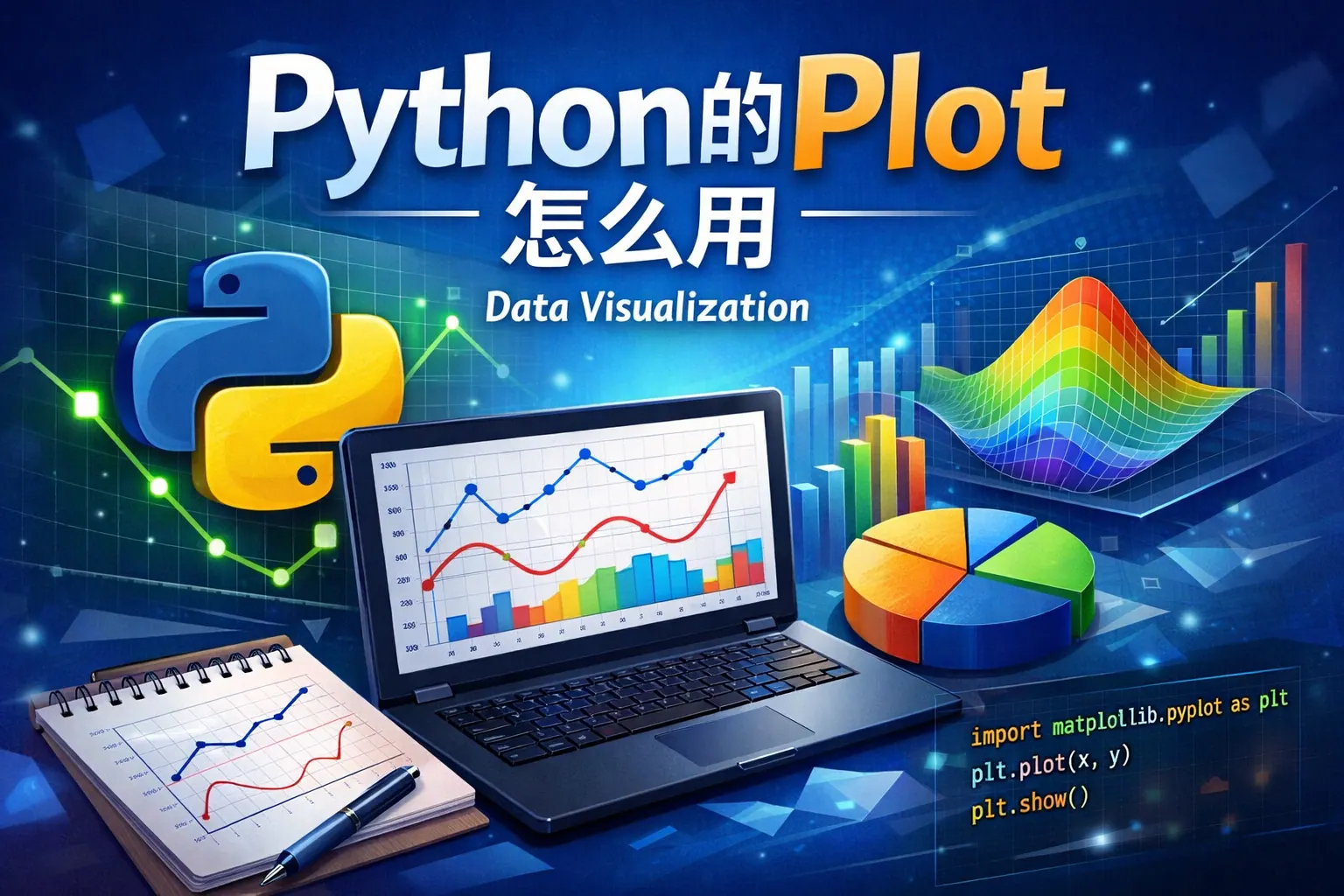 python的plot怎么用