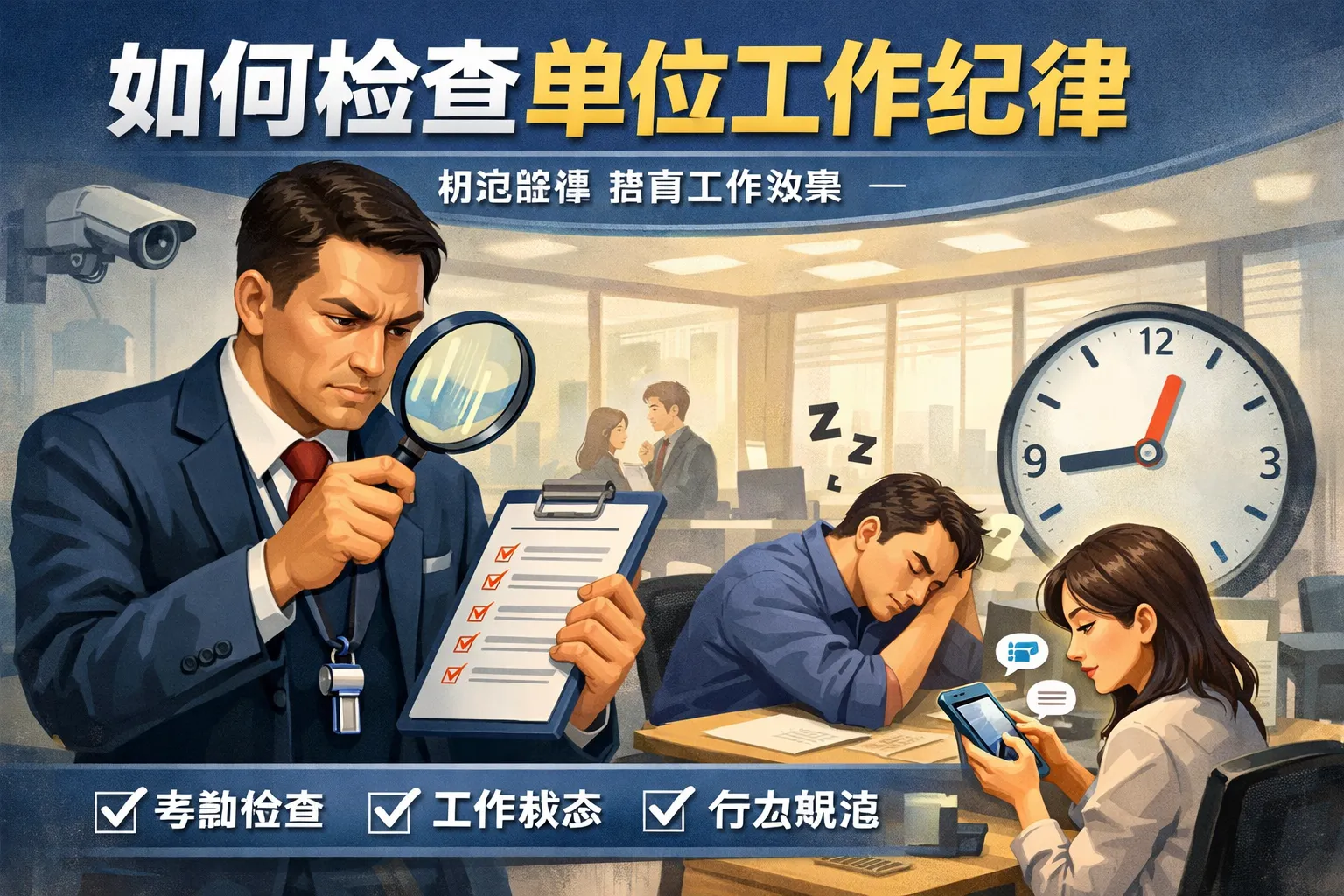 如何检查单位工作纪律