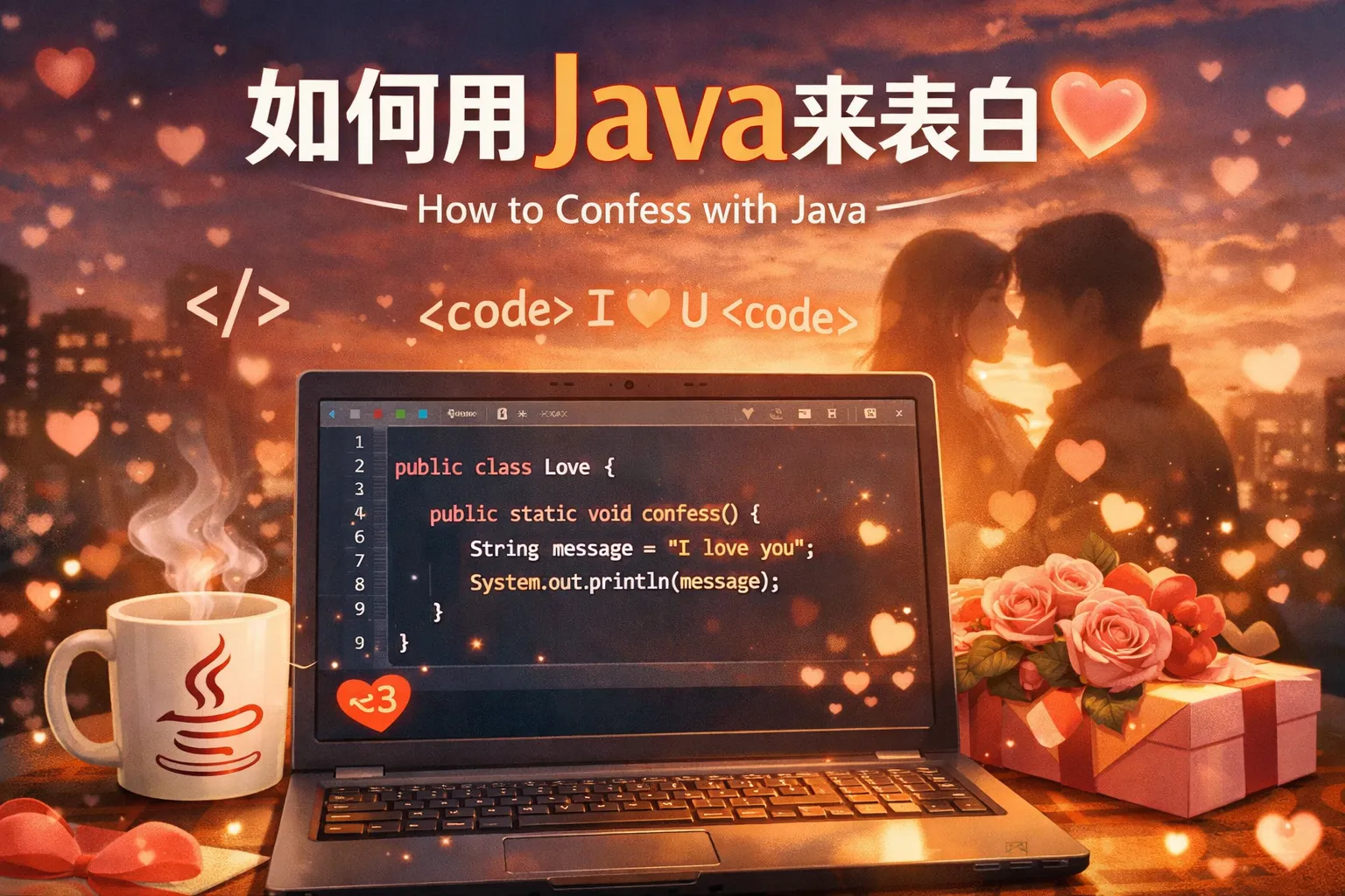 如何用java来表白