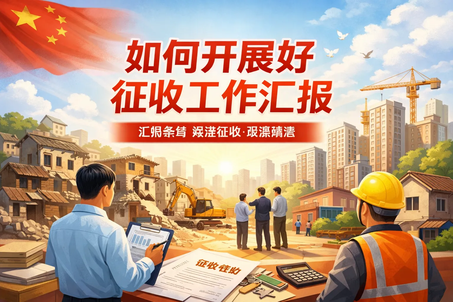 如何开展好征收工作汇报