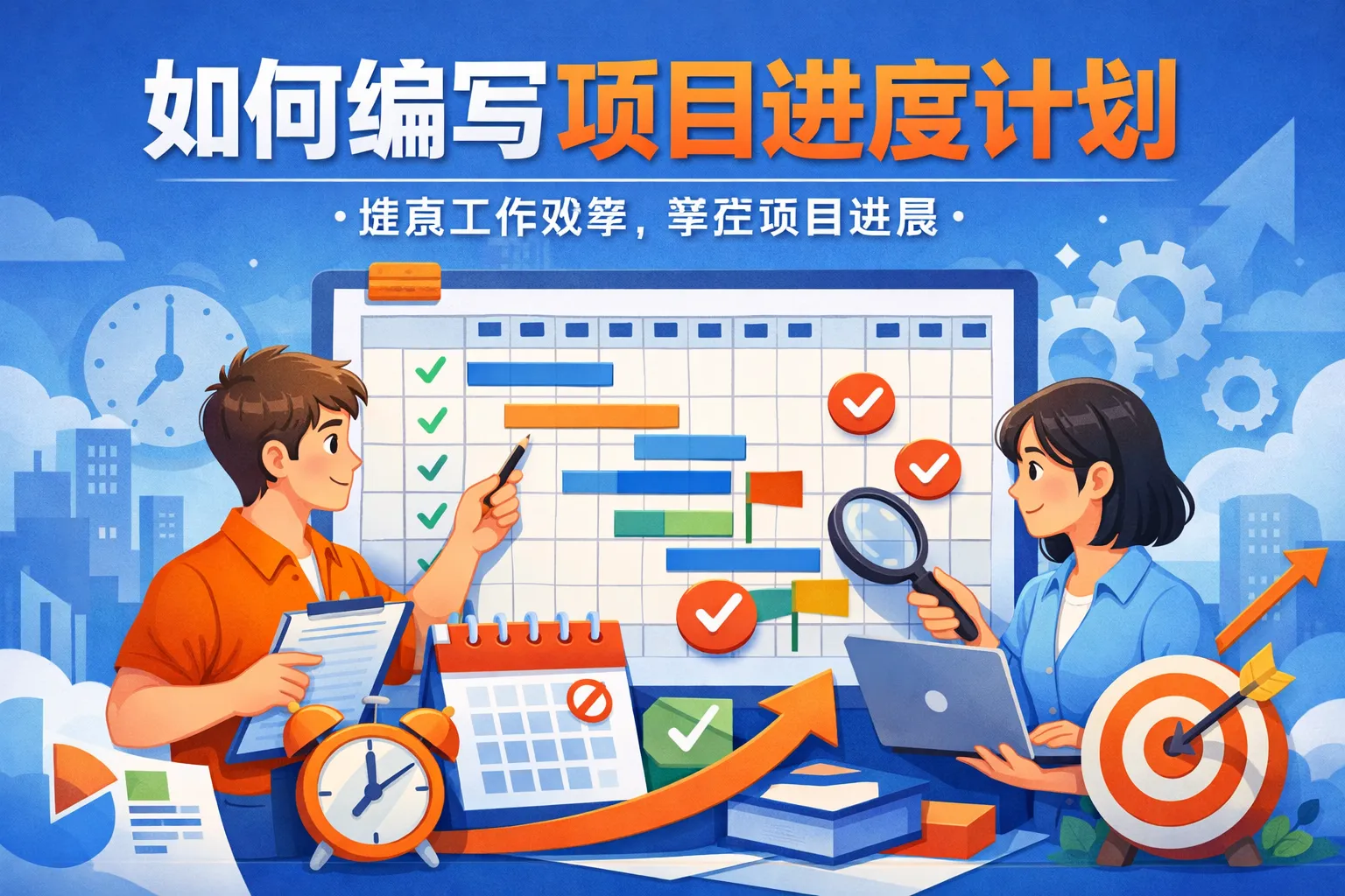 如何编写项目进度计划