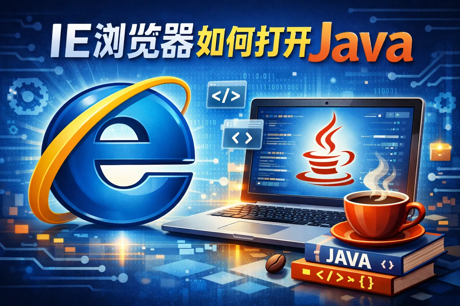 ie浏览器如何打开java