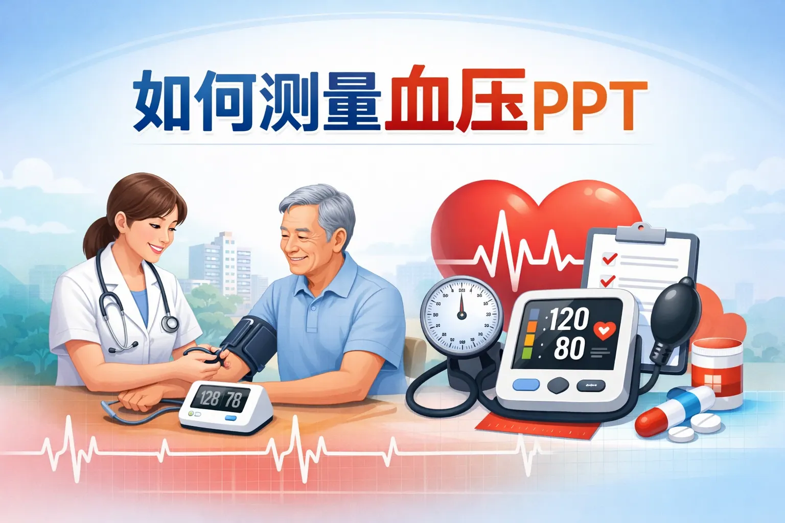 如何测量血压 ppt