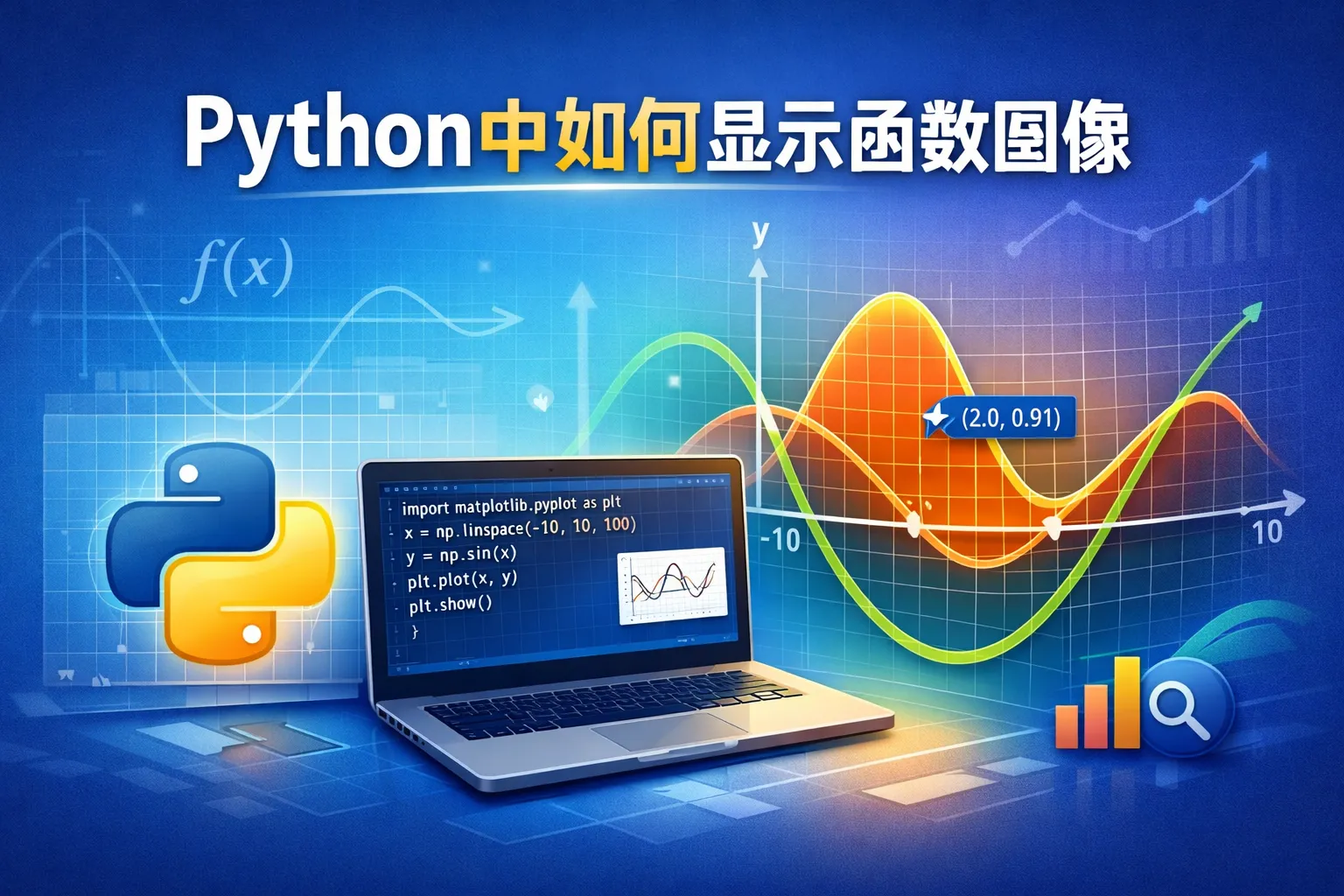 python中如何显示函数图像