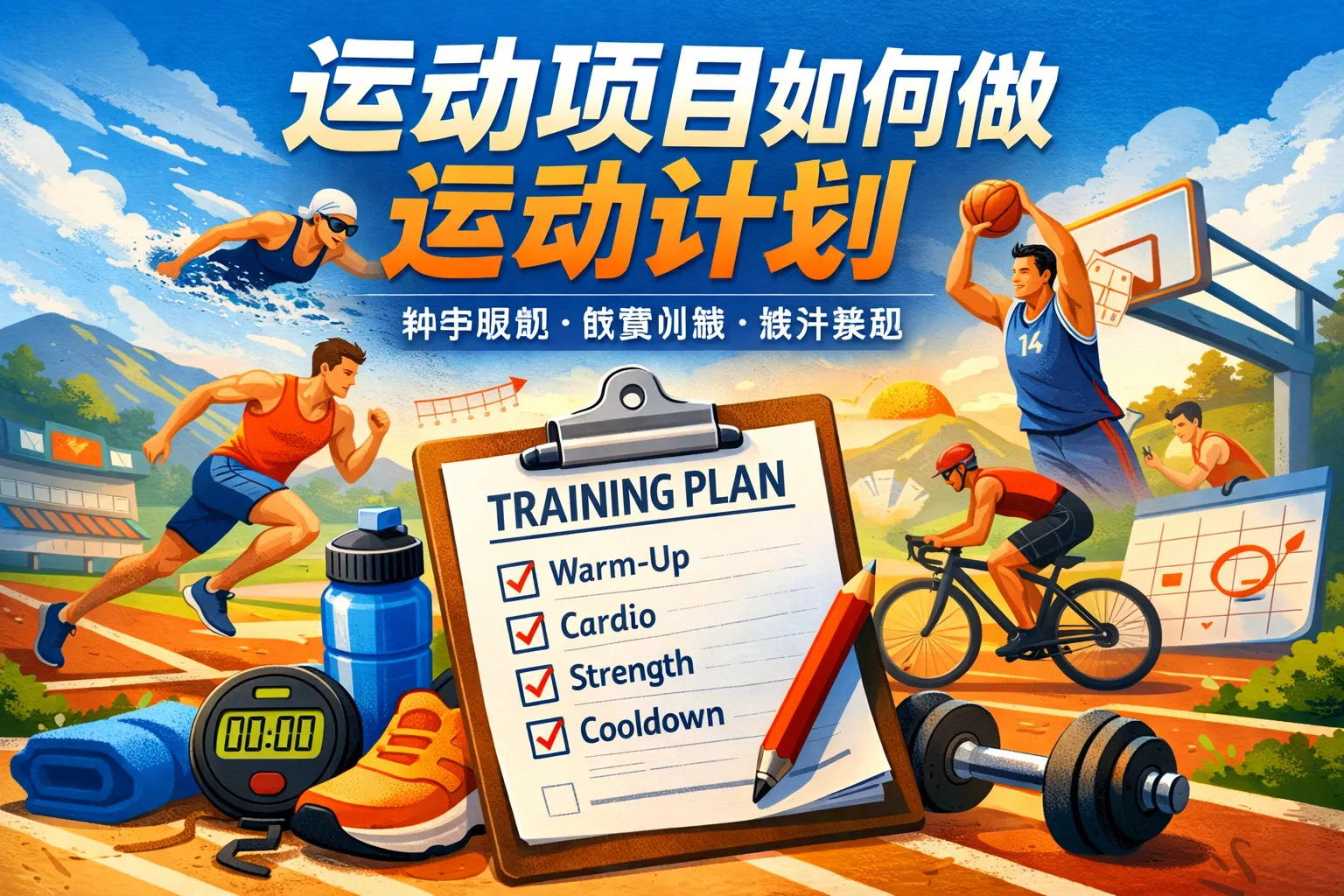 运动项目如何做运动计划