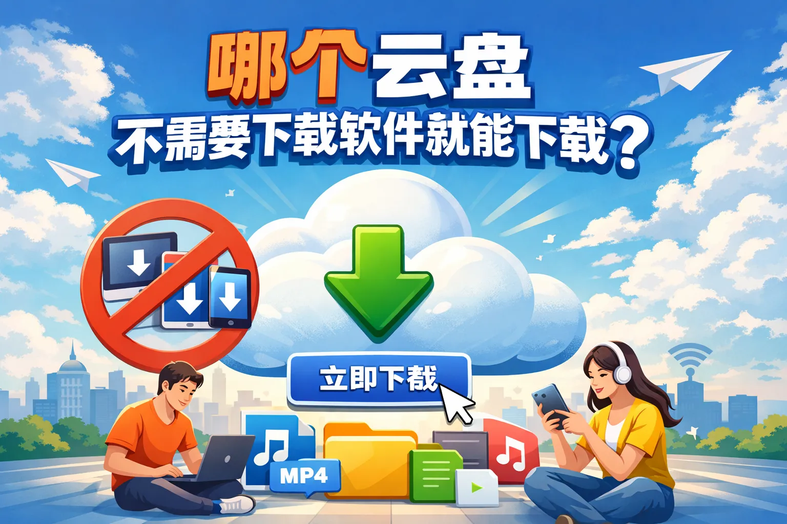 哪个云盘不需要下载软件就能下载