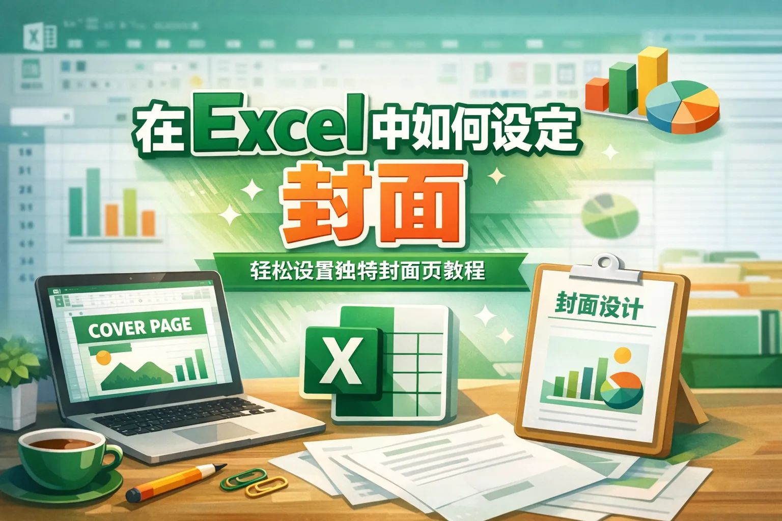 在excel中如何设定封面