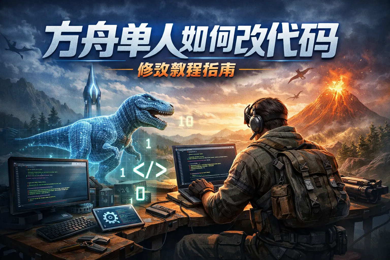 方舟单人如何改代码