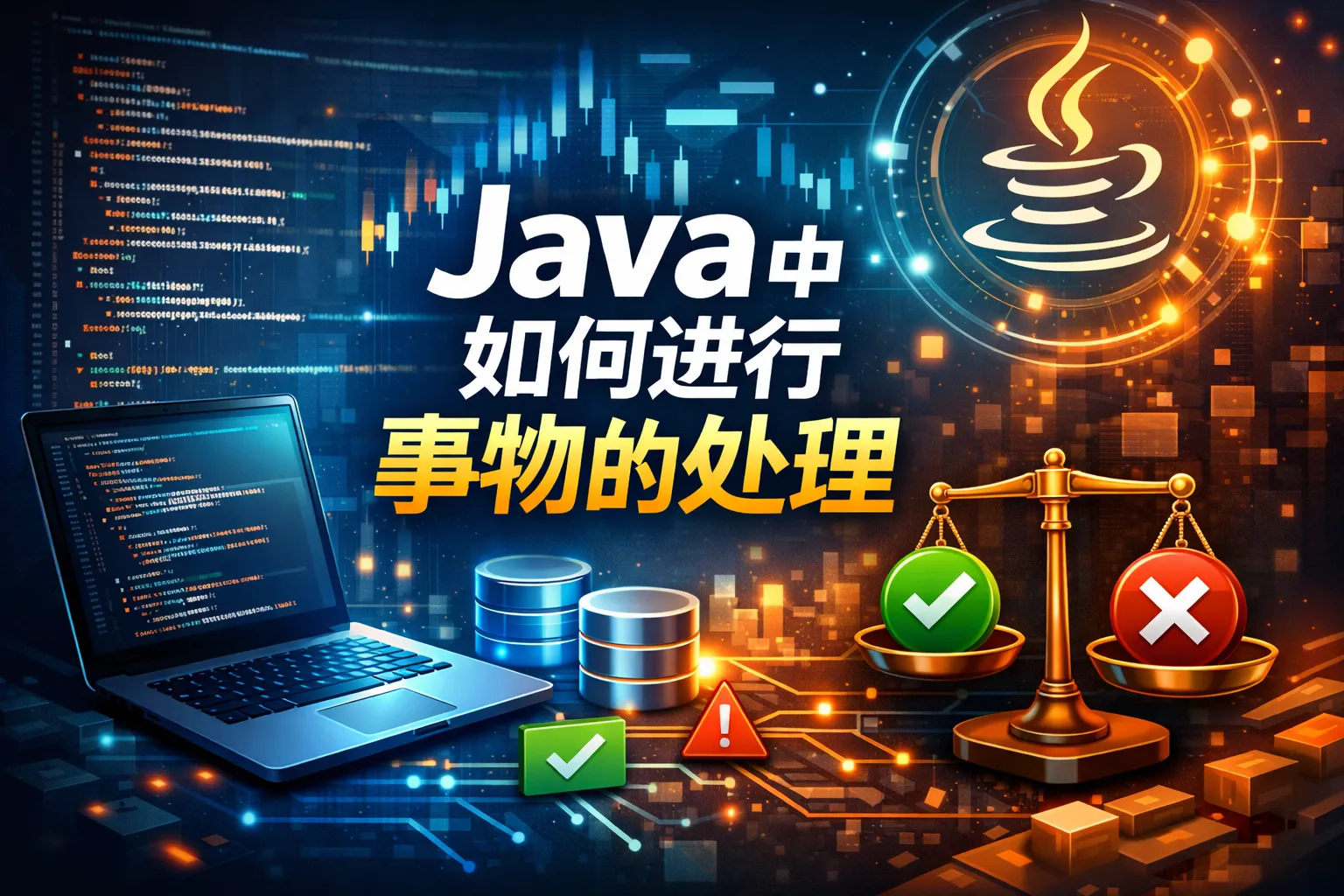 java中如何进行事物的处理