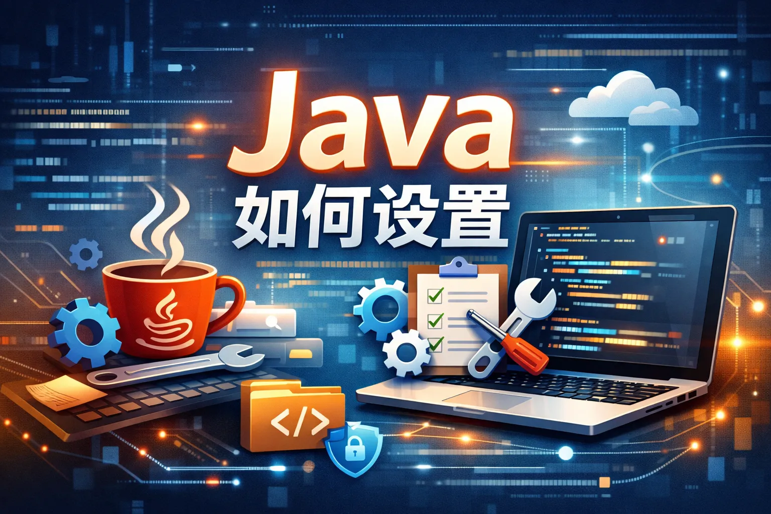 网页中java如何设置