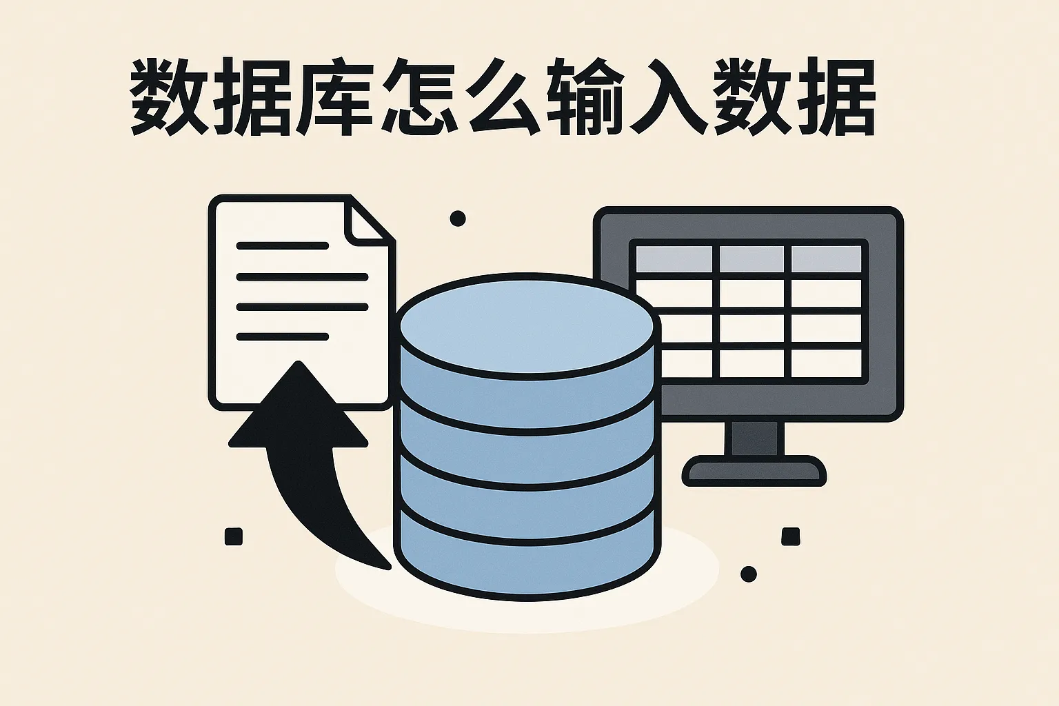 数据库怎么输入数据