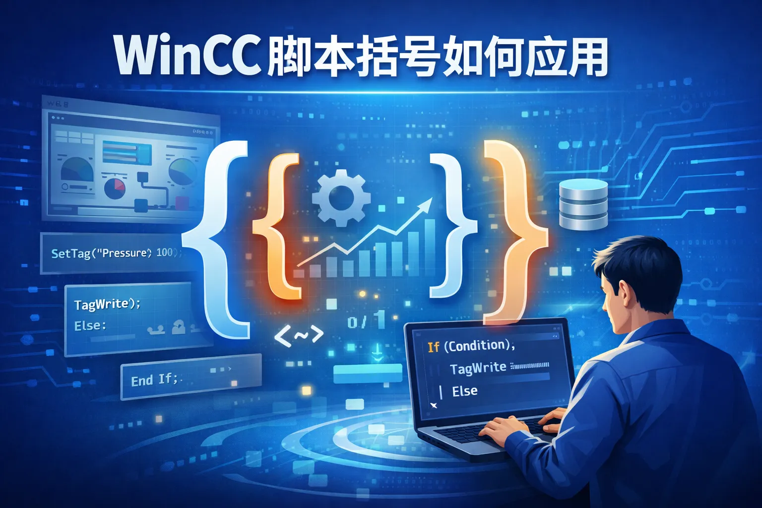 wincc脚本括号如何应用