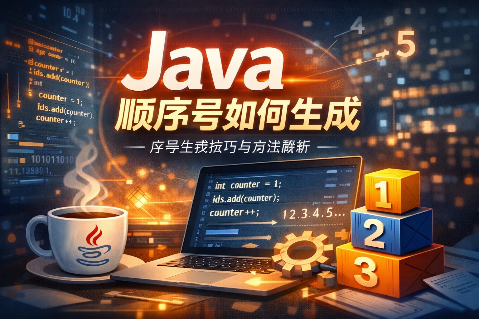 java顺序号如何生成