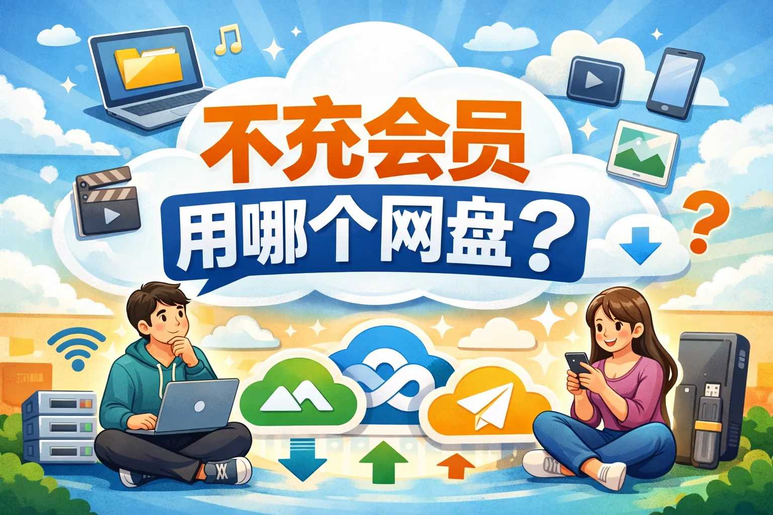 不充会员用哪个网盘