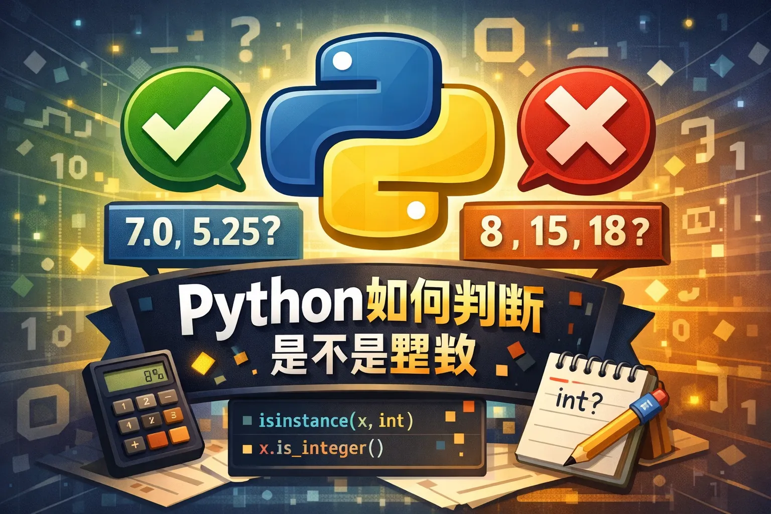 python如何判断是不是整数
