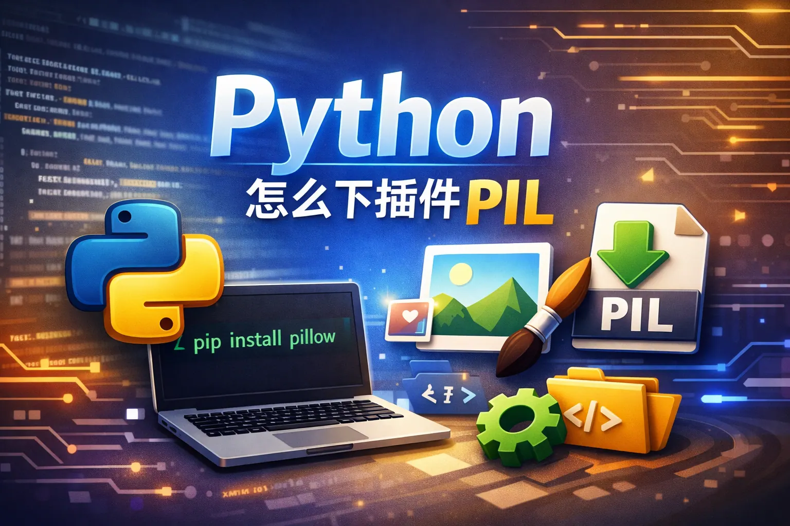 python怎么下插件pil