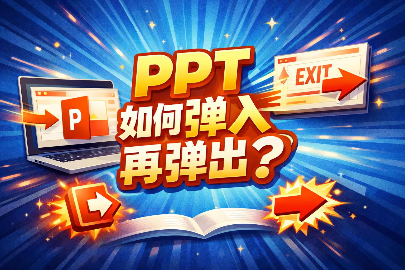 ppt如何弹入再弹出