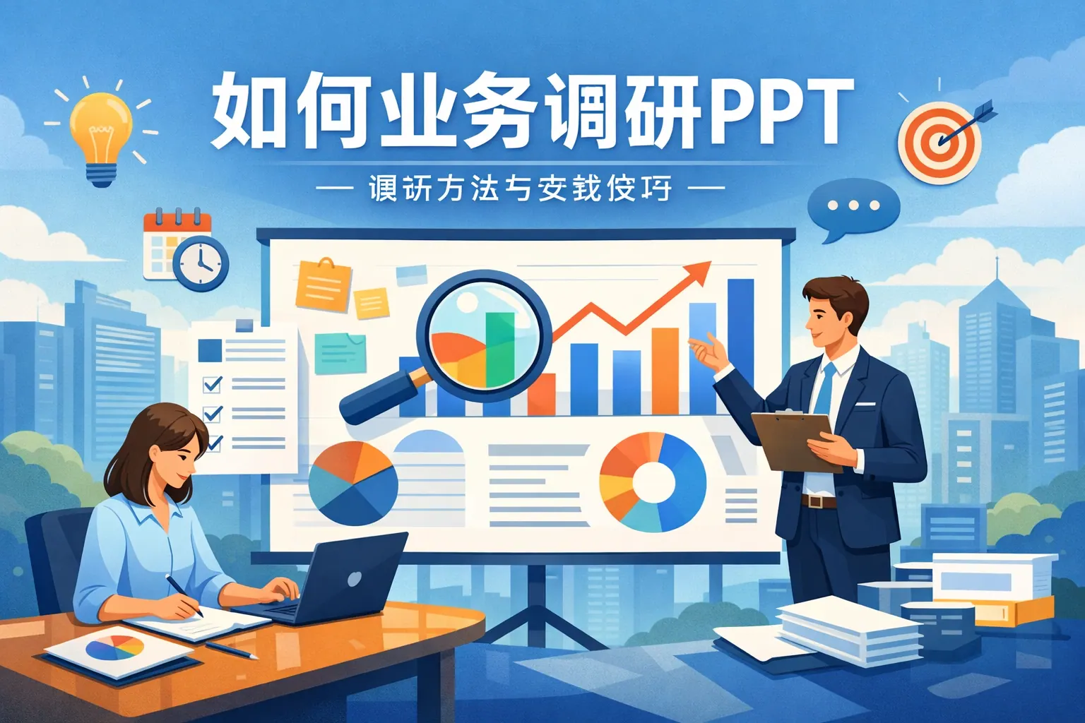 如何业务调研ppt
