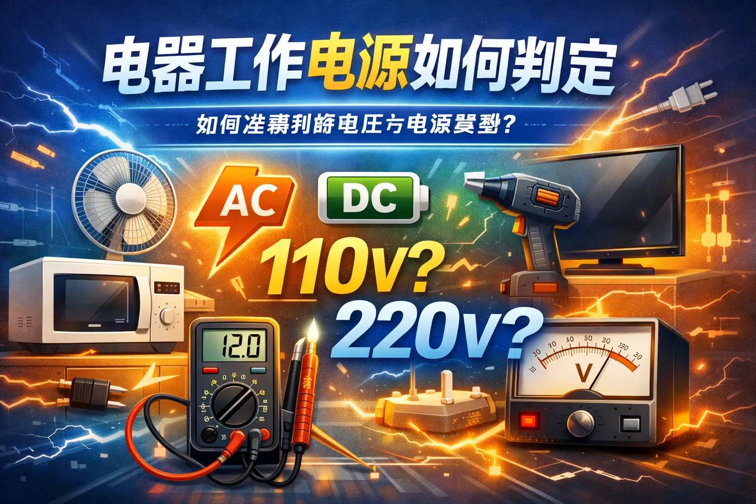 电器工作电源如何判定