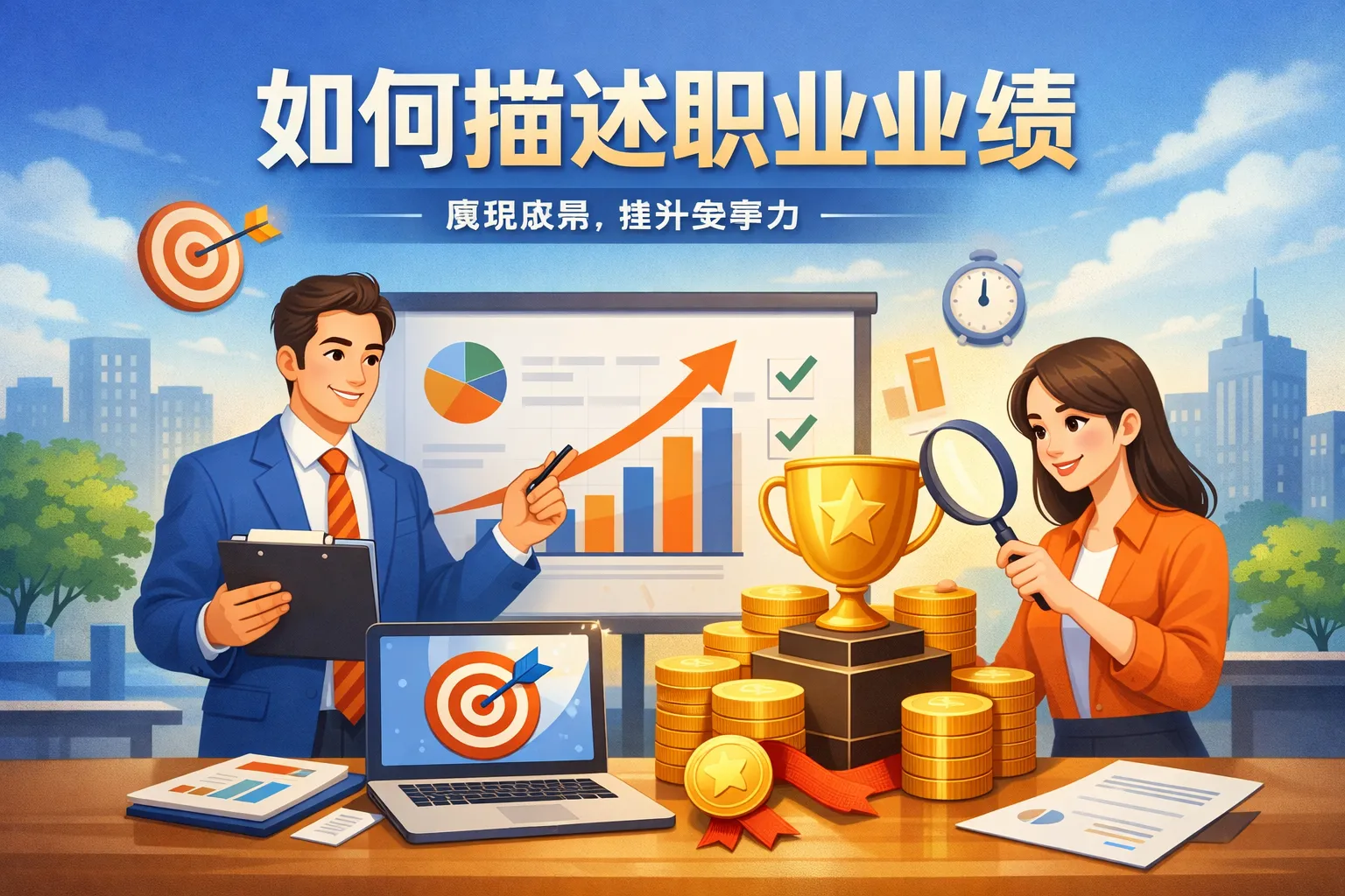 如何描述职业业绩