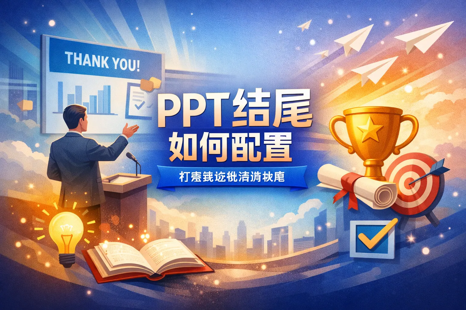 ppt结尾如何配置