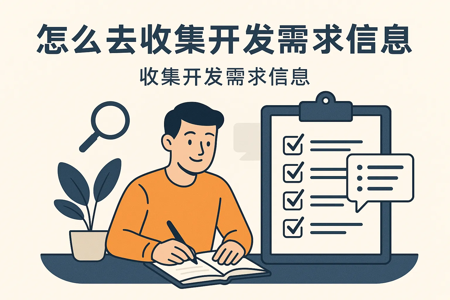 怎么去收集开发需求信息