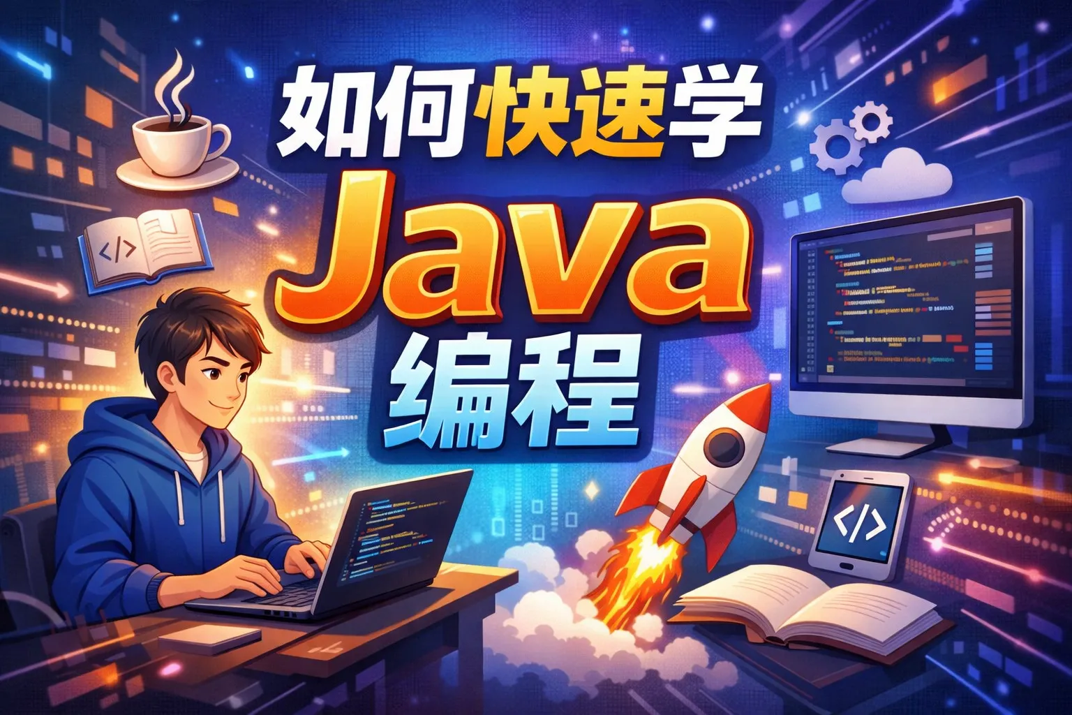 如何快速学java编程