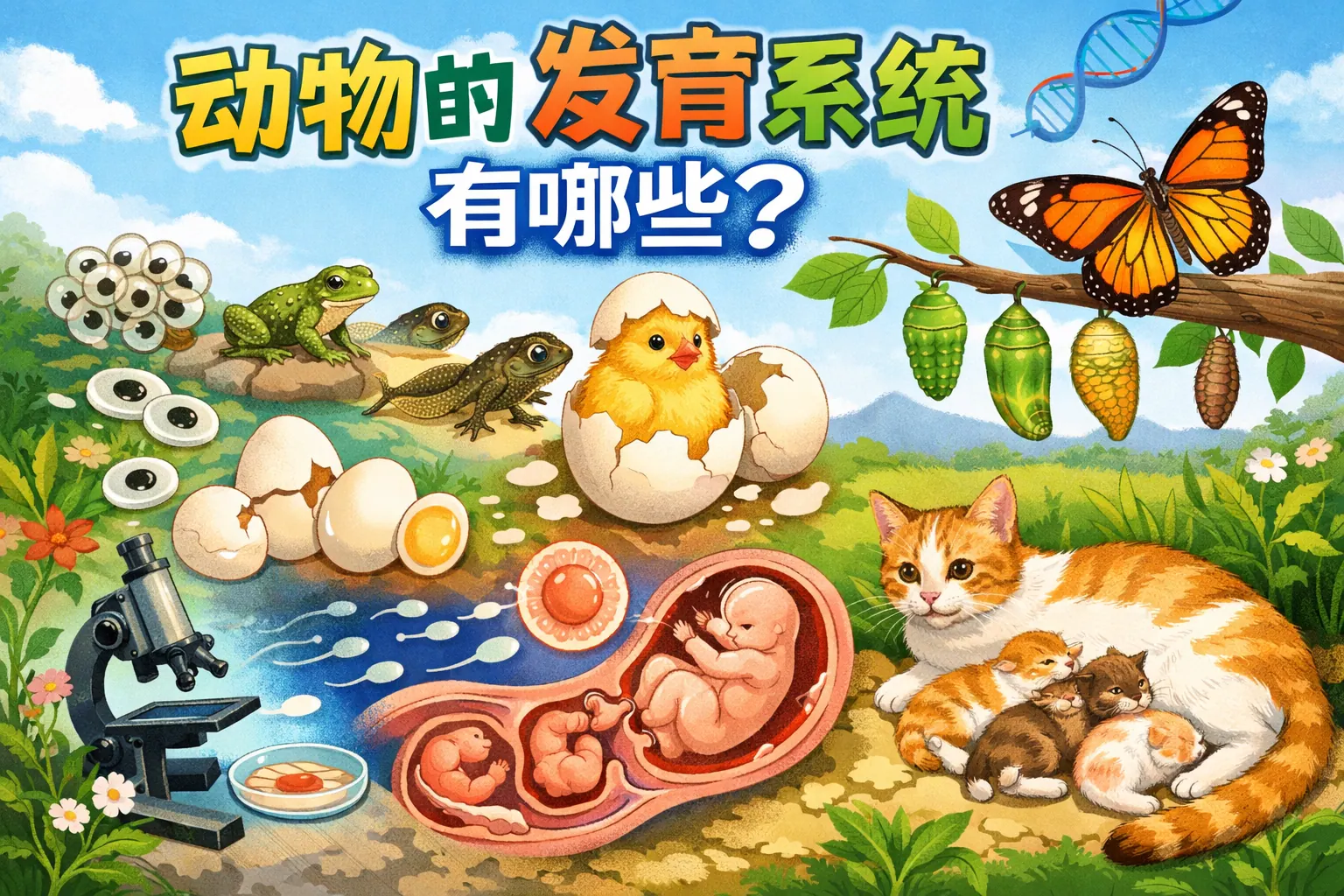 动物的发育系统有哪些