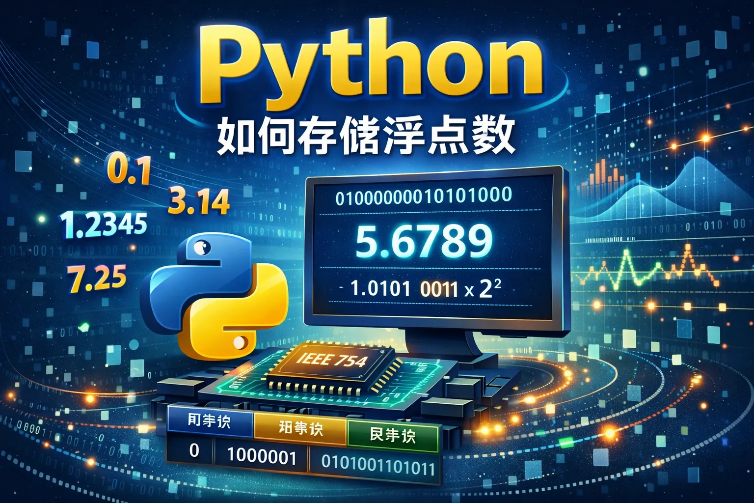 python如何存储浮点数