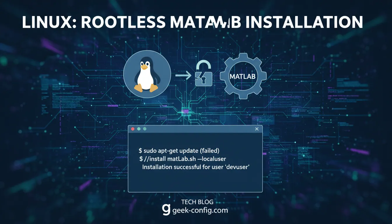 linux如何非root安装MATLAB
