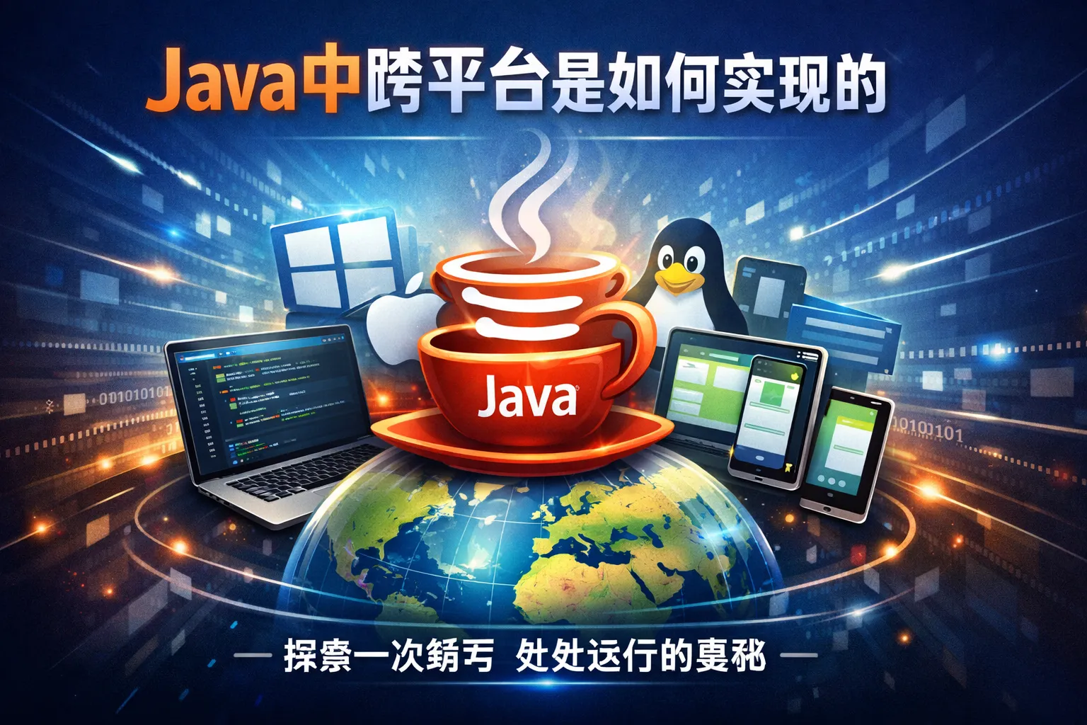 Java中跨平台是如何实现的