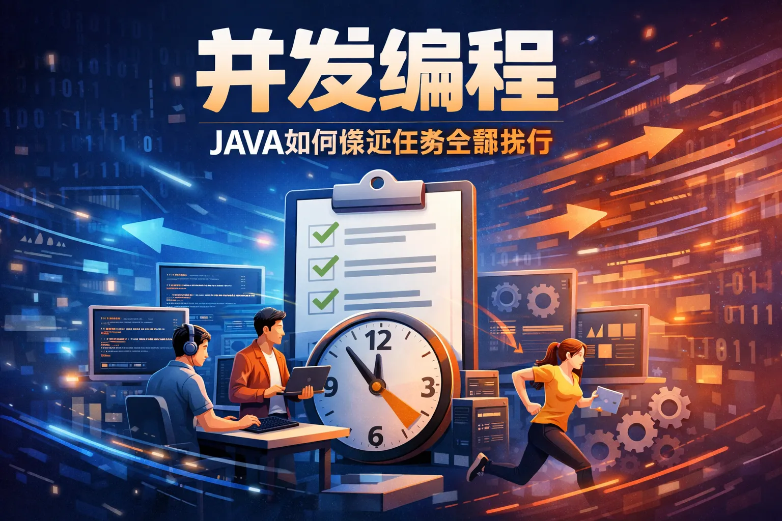 并发编程java如何保证任务全部执行