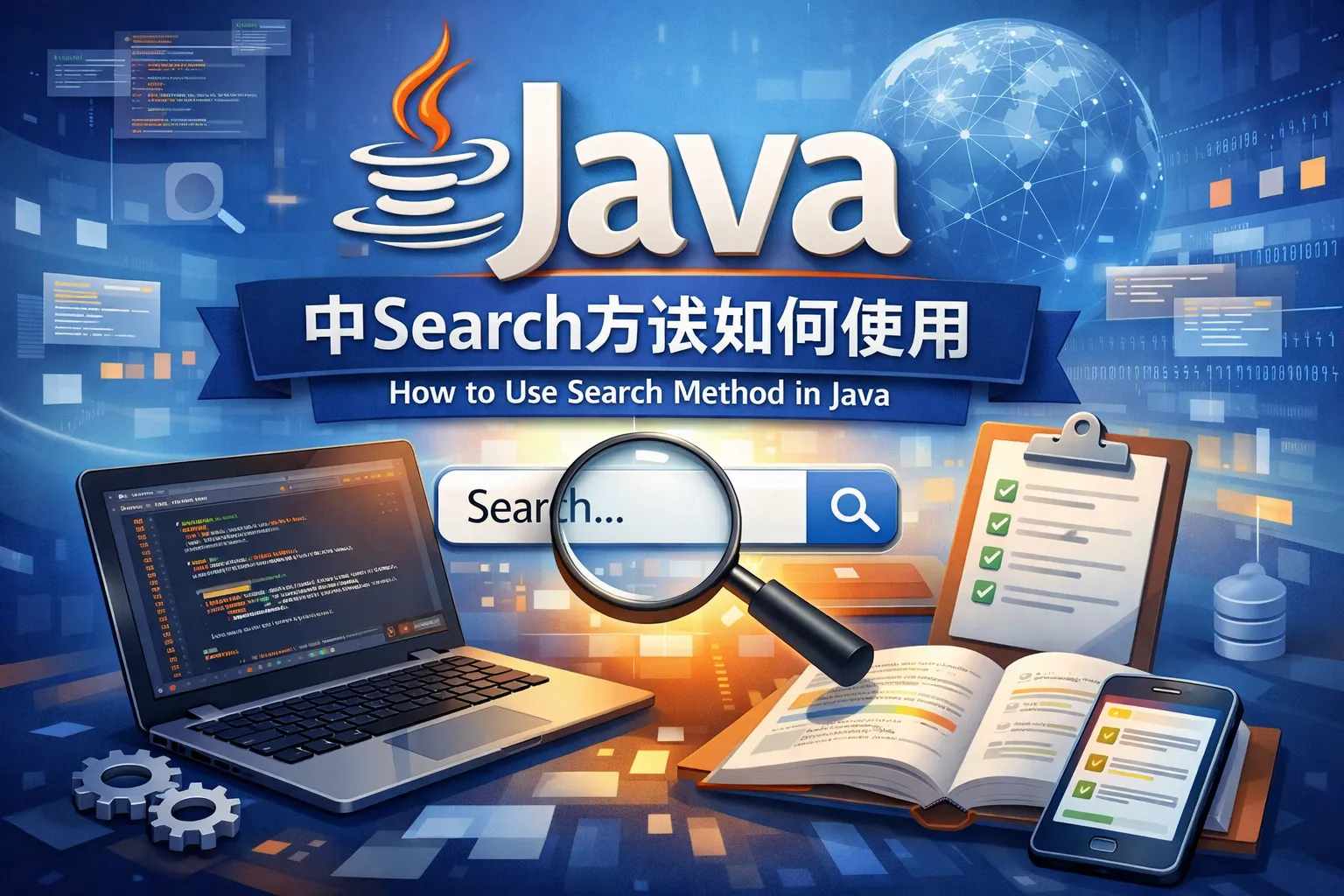 java中search方法如何使用