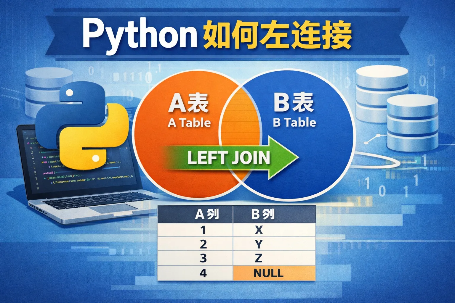 python如何左连接