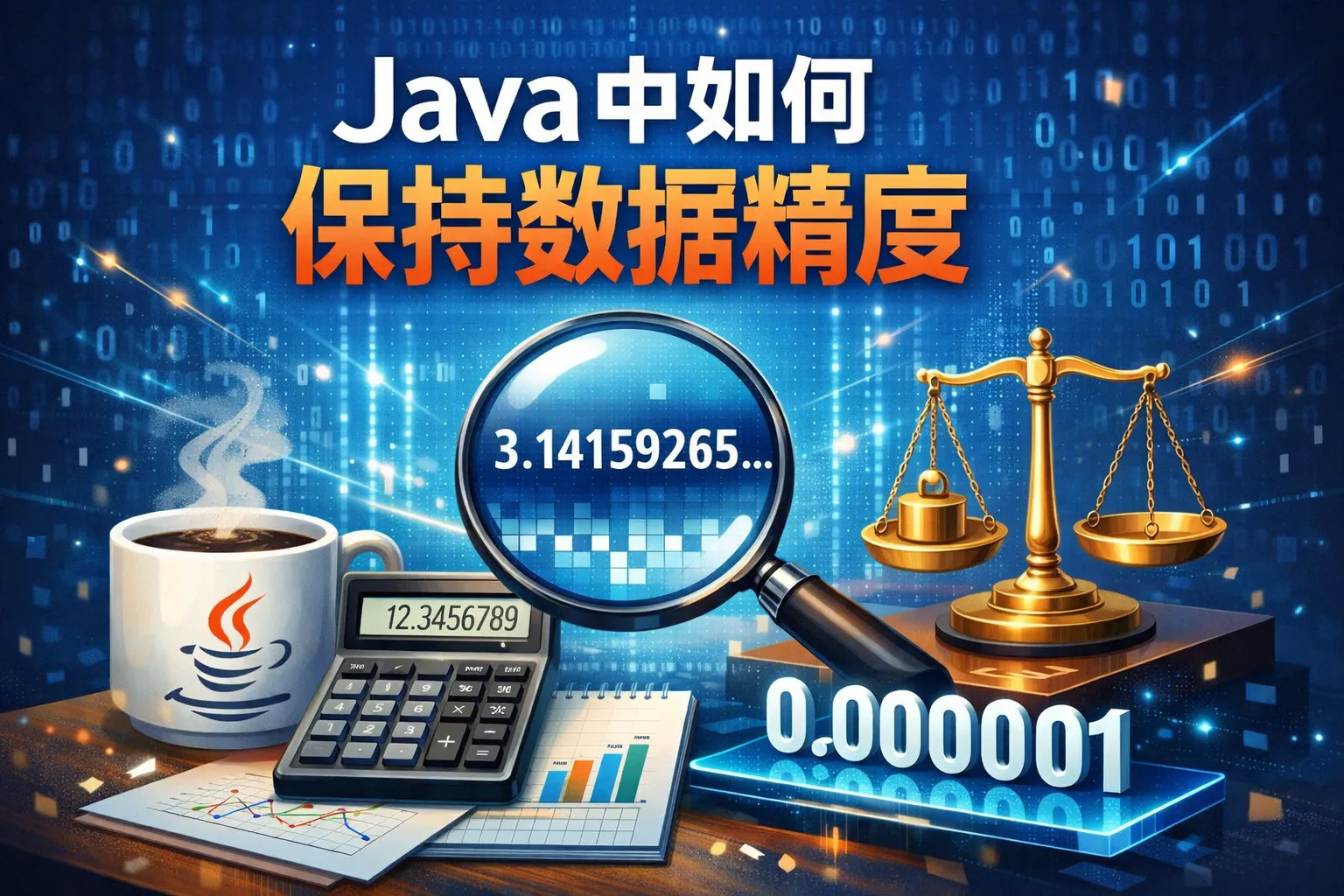 java中如何保持数据精度