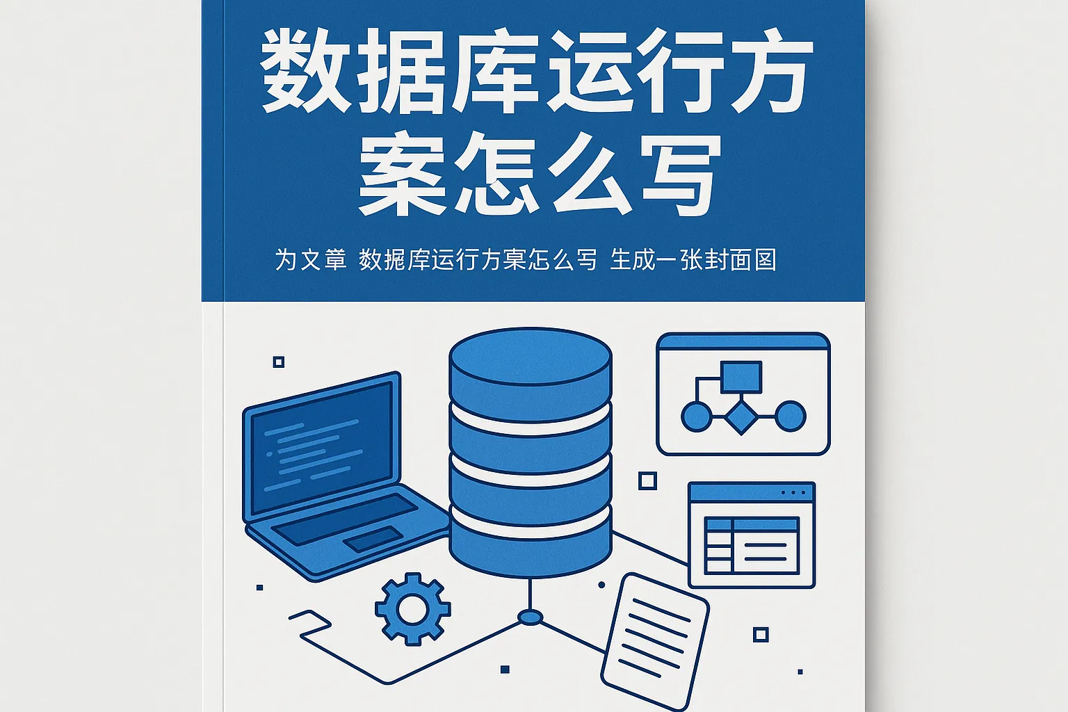 数据库运行方案怎么写