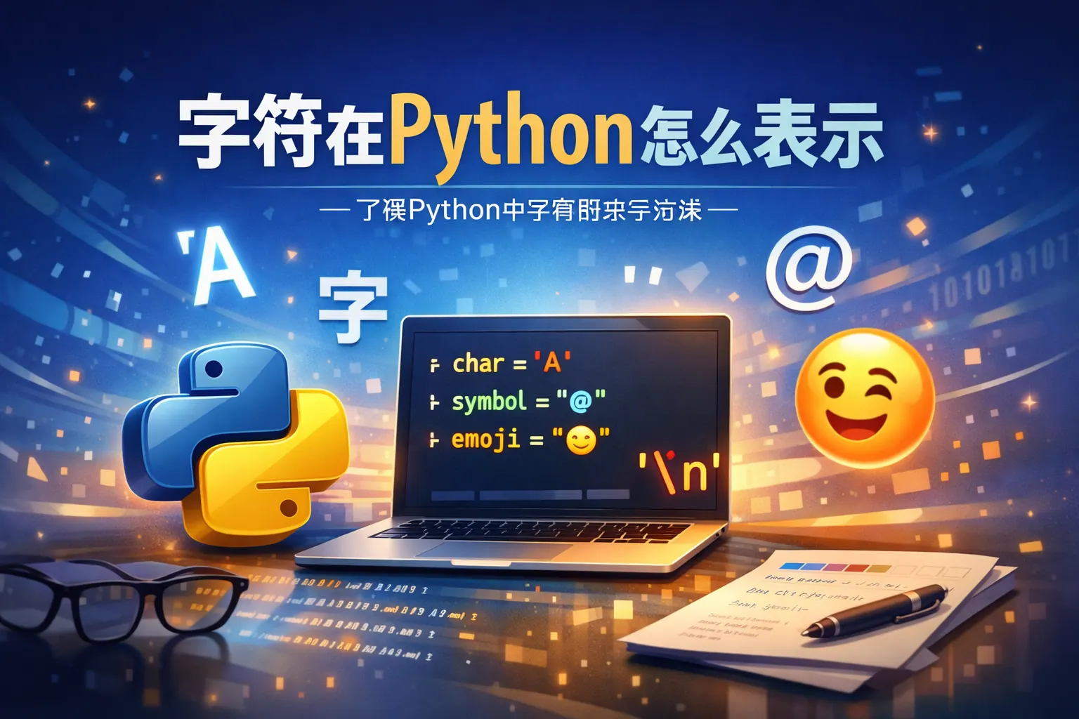 字符在python怎么表示