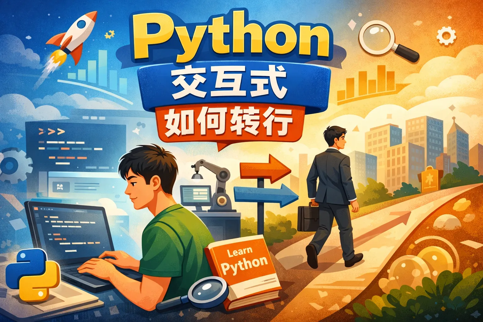 python交互式如何转行