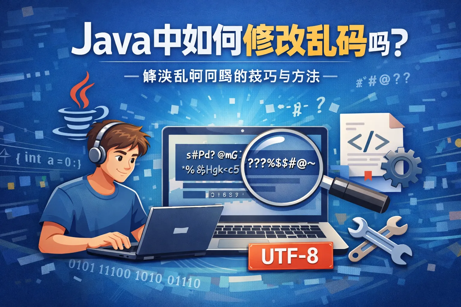 java中如何修改乱码问题吗