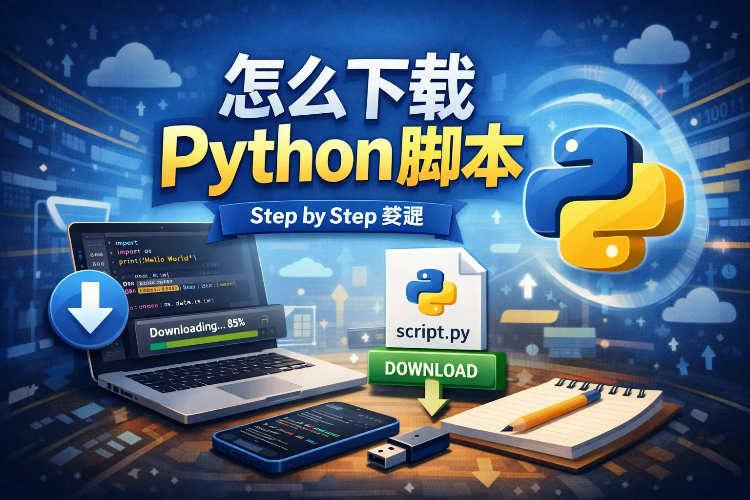 怎么下载python脚本