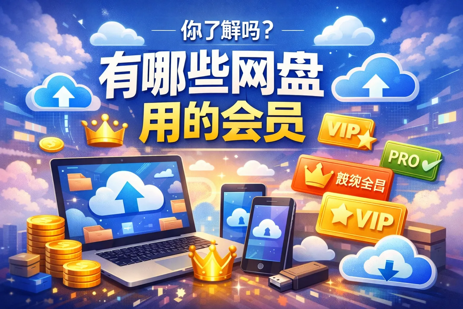 有哪些网盘用的会员