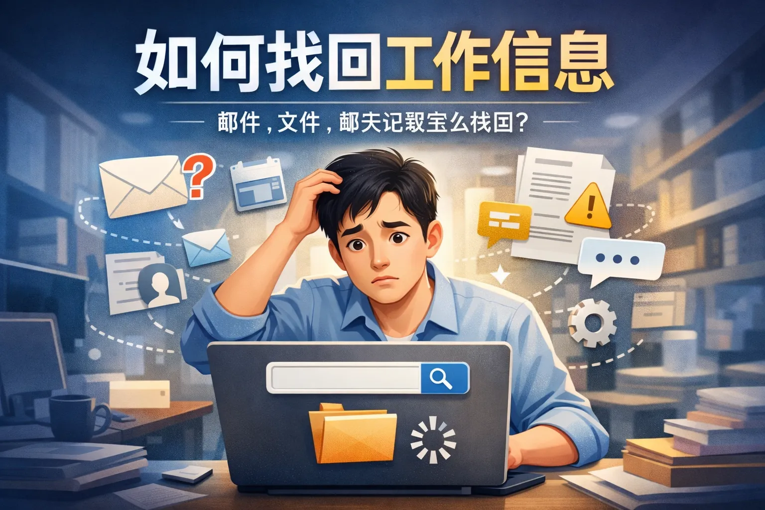 如何找回工作信息图片