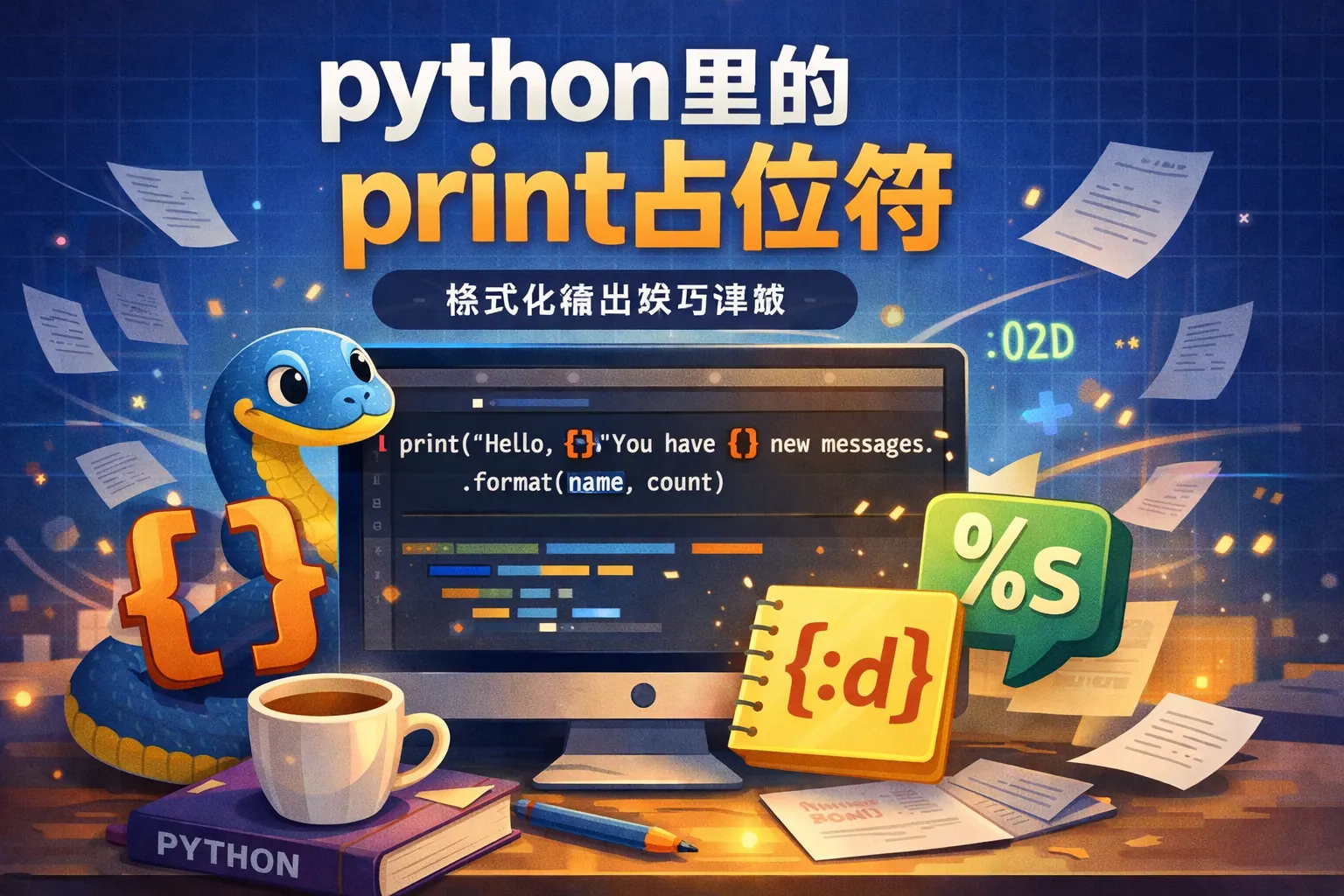 python里的print占位符