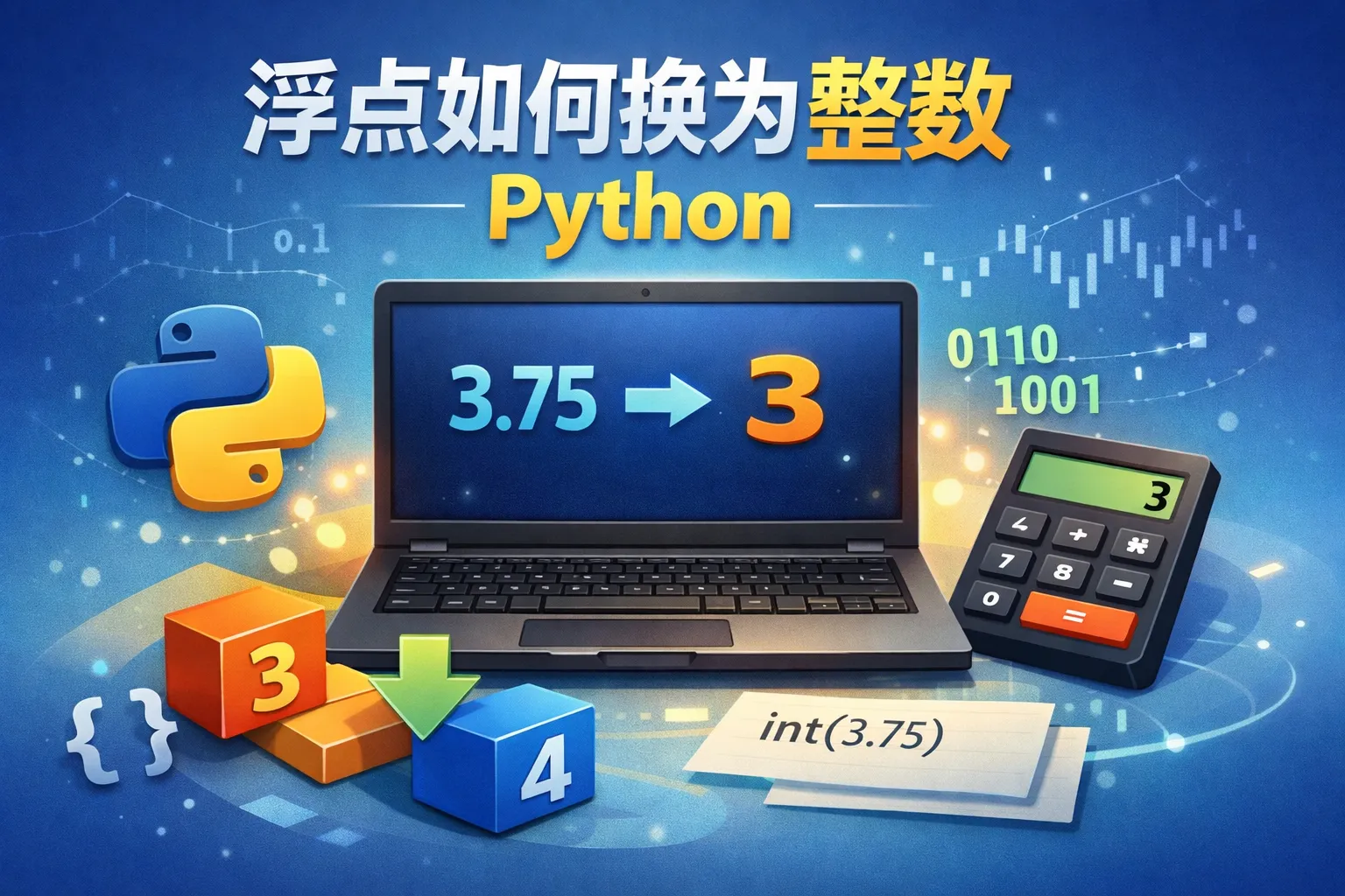 浮点如何换为整数python