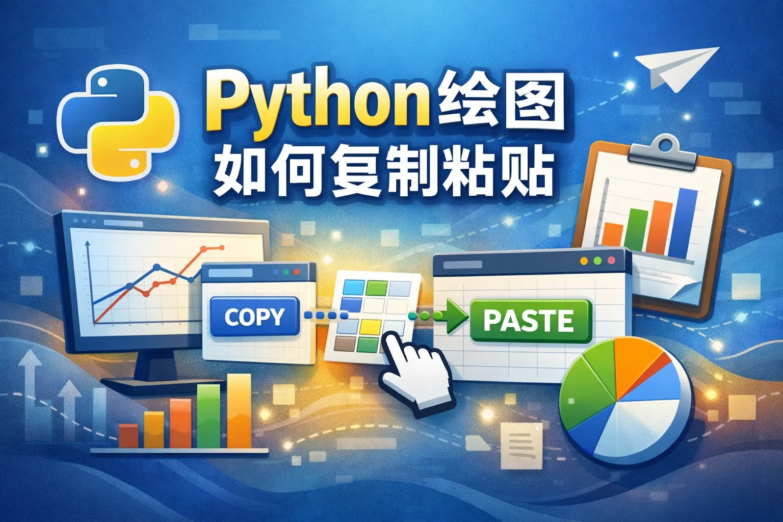 Python绘图如何复制粘贴