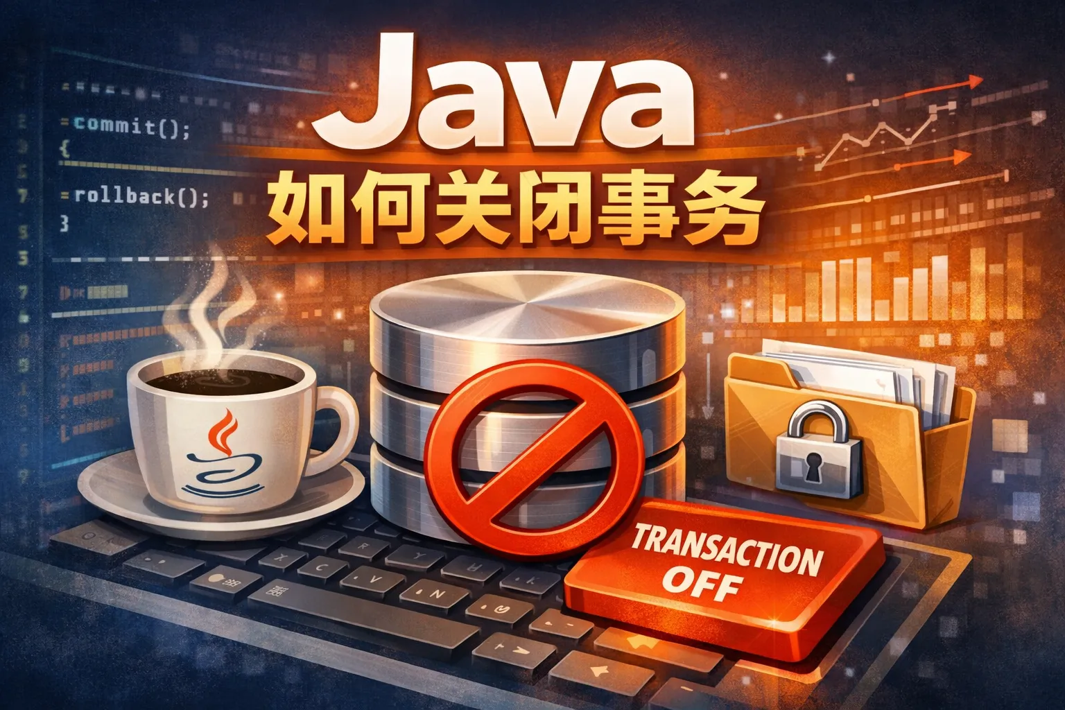 java如何关闭事务